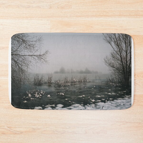 Item preview, The frozen waters of Skelton Lake, Leeds designed and sold by Two-Tickets-To.