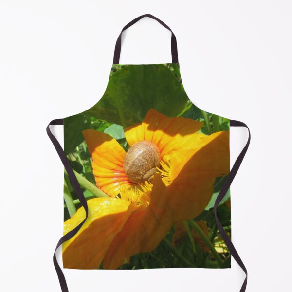 Item preview, Nastrutrium flower with a snail living in it!!!! designed and sold by pgorostiza.