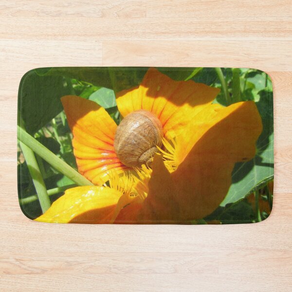Item preview, Nastrutrium flower with a snail living in it!!!! designed and sold by pgorostiza.