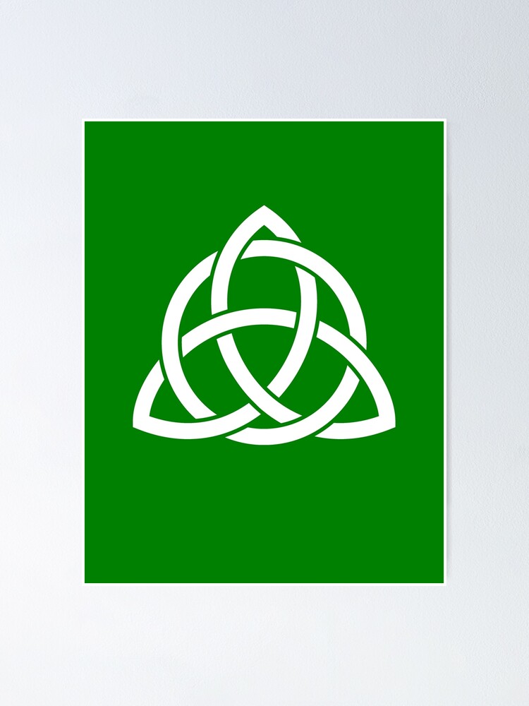 "Triskele Trinity Knot Celtic Triskelion (05)" Poster by alias6 Redbubble