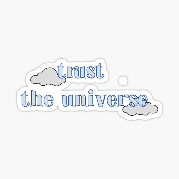 Item preview, trust the universe blue cloud designed and sold by madidean.
