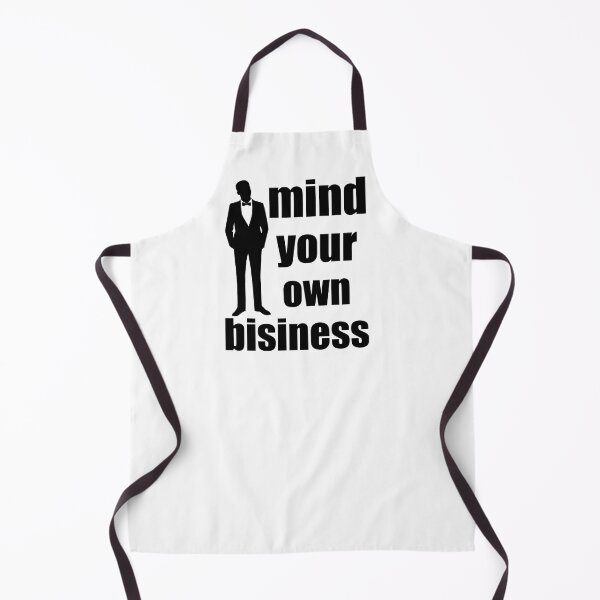 Item preview, mind your own business words and a man in a business suit designed and sold by nataliavavilina.