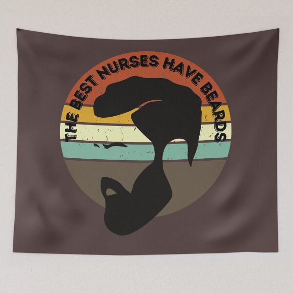 Item preview, The Best Nurses Have Beards designed and sold by TOP-DESIGN4U.