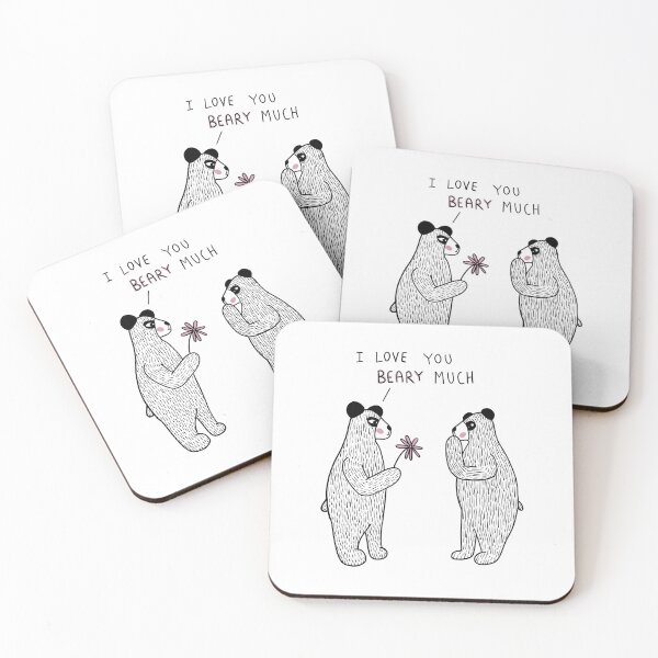 Item preview, I love You Beary Much Valentines Day Card designed and sold by htimagery.