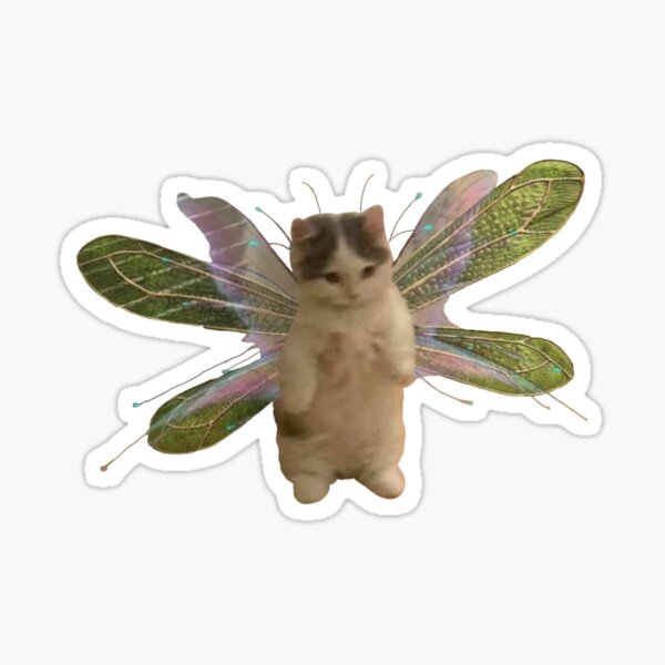 baby fairy kitten Sticker