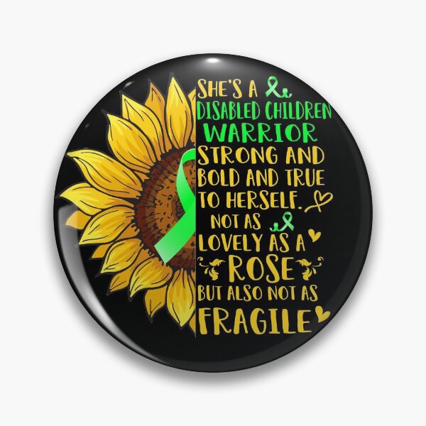 Item preview, She's A Disabled Children Warrior Not as lovely as a Rose but also not as Fragile designed and sold by ArangoaStore.