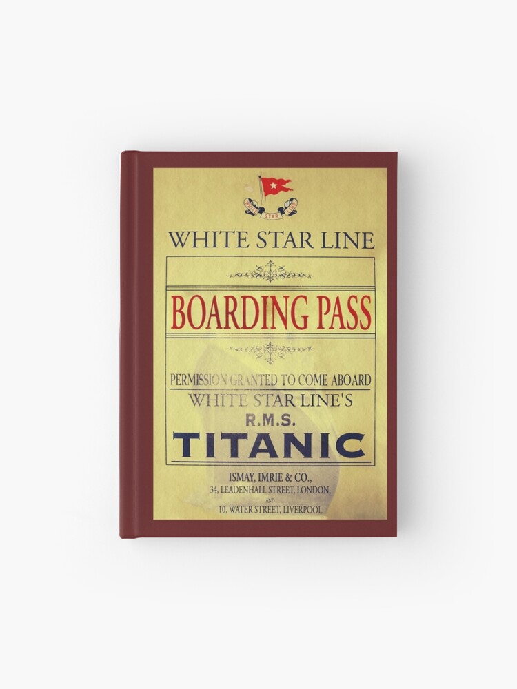 Titanic White Star Line Boarding Pass - Add Text Luggage Tag