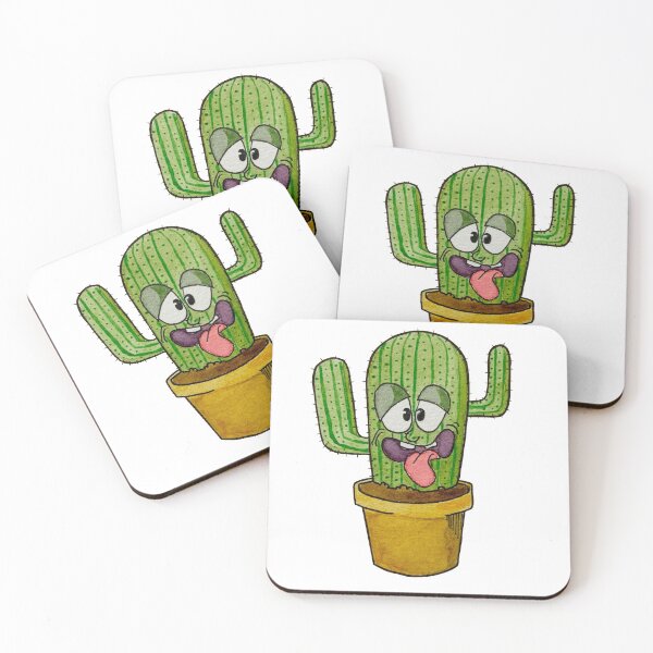 Item preview, Cartoon crazy cactus designed and sold by DavesArtBook.