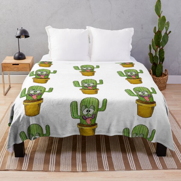 Item preview, Cartoon crazy cactus designed and sold by DavesArtBook.