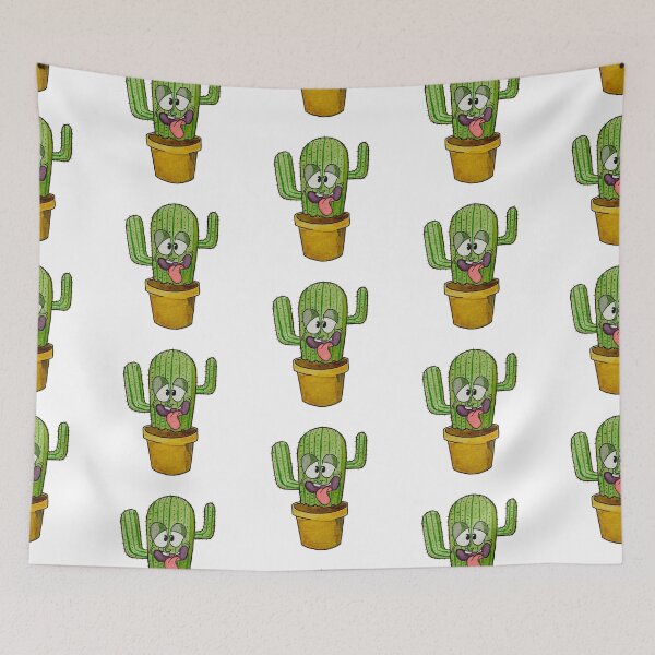 Item preview, Cartoon crazy cactus designed and sold by DavesArtBook.