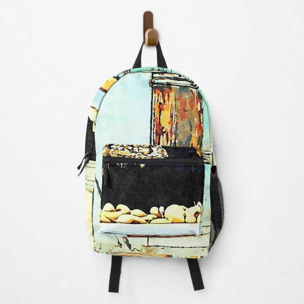 Item preview, Hortus Conclusus: wooden door with pumpkins and garlic braids designed and sold by Giuseppe Cocco.