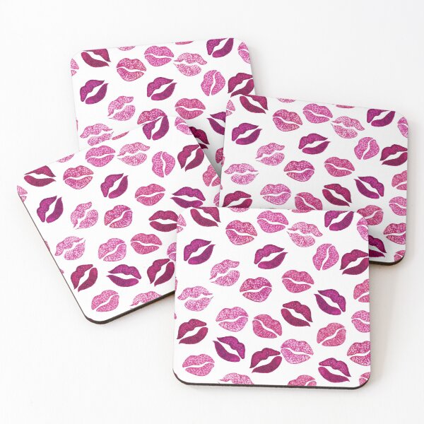 Item preview, Animal print Lips/ Leopard lips in magenta pink designed and sold by MagentaRose.