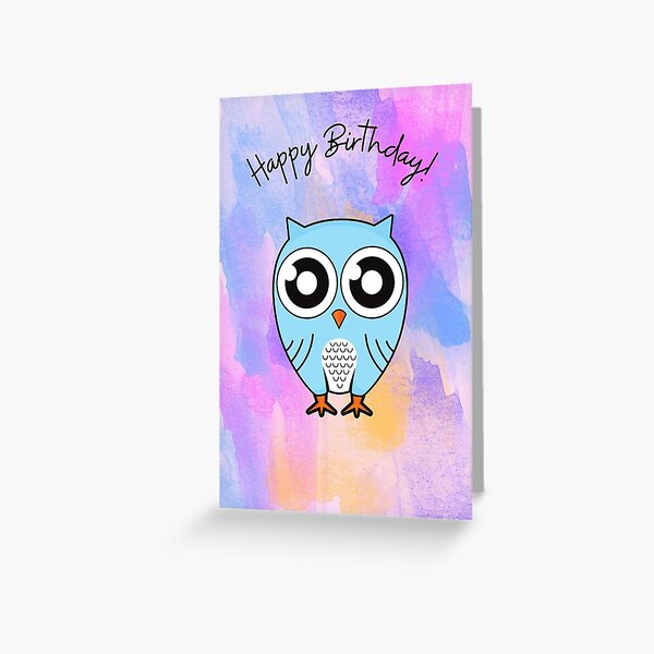 Item preview, Cute Happy Birthday Owl!   designed and sold by Jennykies.