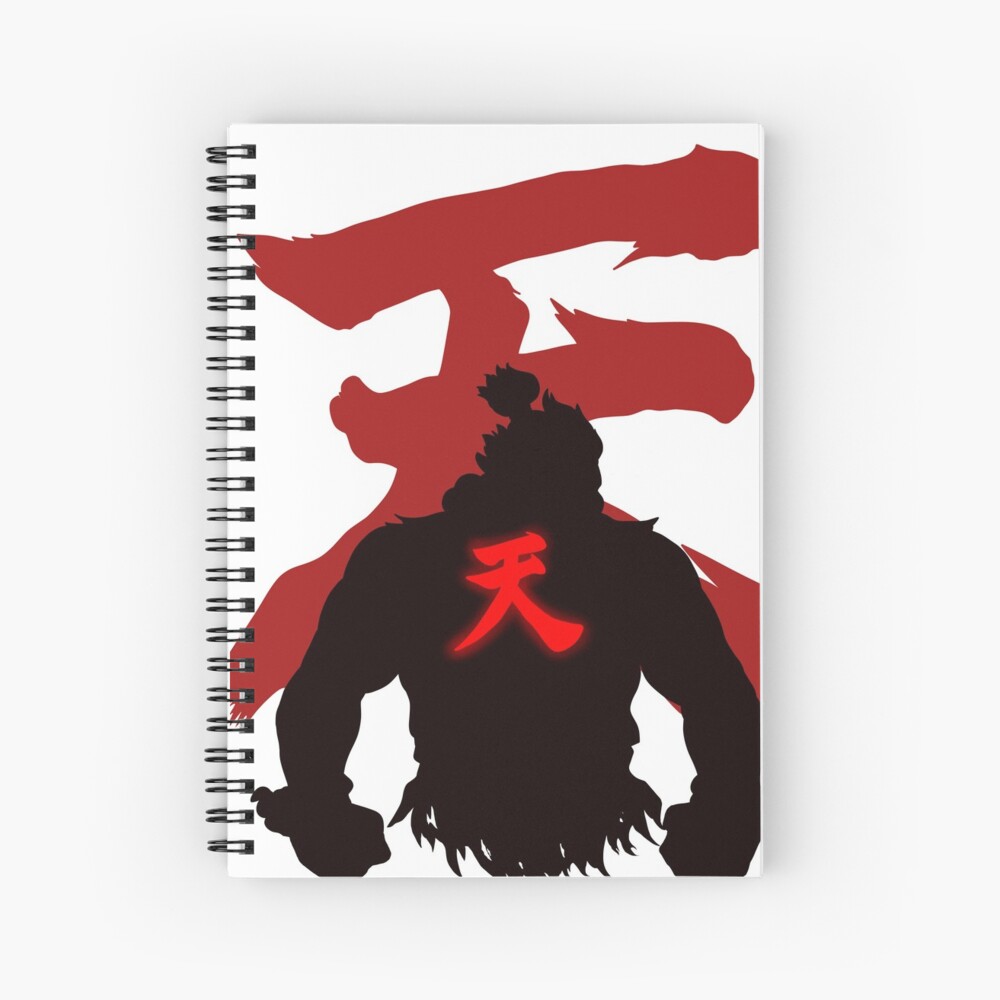 Vega - Street Fighter Spiral Notebook by E1even1nk