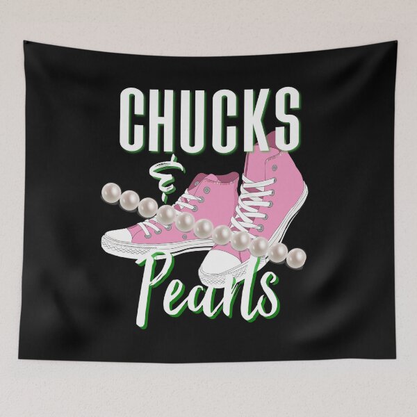 Item preview, Chucks And Pearls Black Slogan Inauguration Graphic designed and sold by thekyngsqueen.