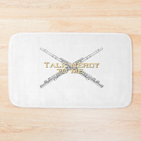 Item preview, Talk Nerdy To Me - Flute designed and sold by BandMomDesigns.