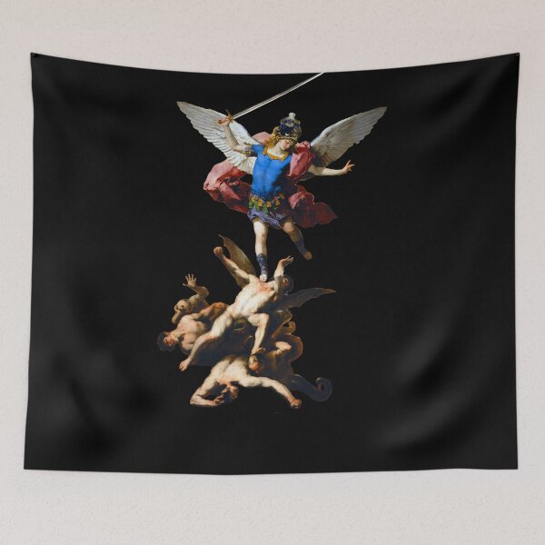 Item preview, gabriel slaying demons designed and sold by Raul Lopez Pomares.