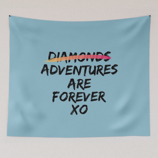 Item preview, Diamonds- adventures are forever, Wanderluster, Traveler gift, designed and sold by CarpeDiemLife.
