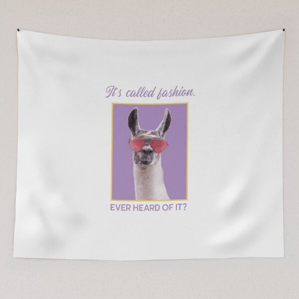 Item preview, It`s Called fashion.. Lama purple alpaca spiritual dali lama   designed and sold by Mydogheart4you.