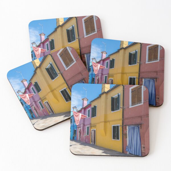 Item preview, Colorful houses in Burano designed and sold by pietrofoto.