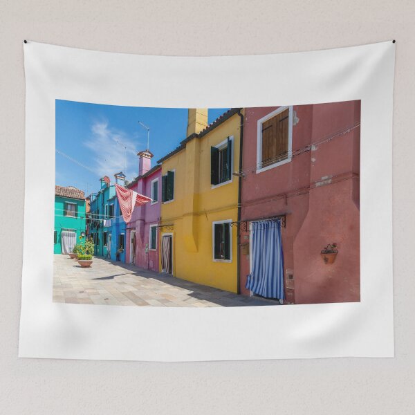 Item preview, Casas coloridas en Burano designed and sold by pietrofoto.
