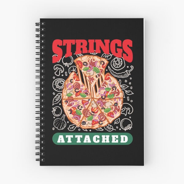Item preview, Strings Attached Cheesy Pizza Pun Lover designed and sold by Maria Garcia.