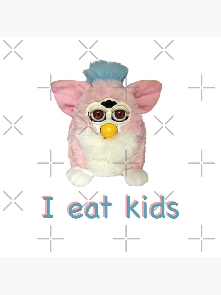 Furby I eat kids  Tote Bag for Sale by Spectral-Lime