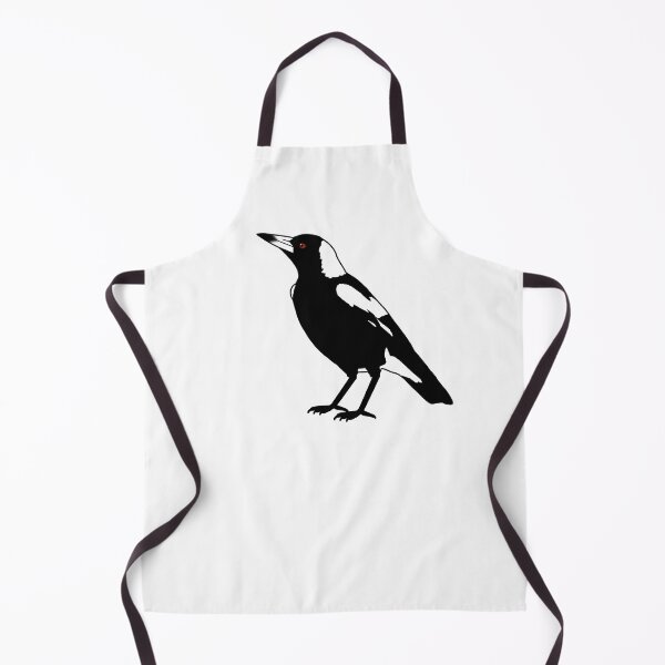 Item preview, Australian Magpie - White designed and sold by Birds & Things.