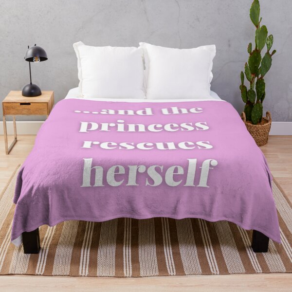 Item preview, And the Princess Rescues herself, woman empowerment, feminism designed and sold by CarpeDiemLife.
