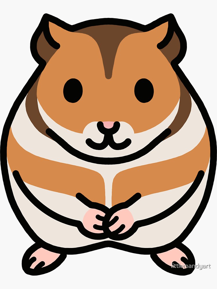 Golden Hamster by littlemandyart