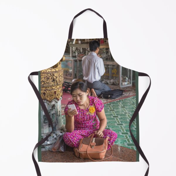 Item preview, Myanmar. Yangon. Sule Pagoda. Checking Messages. designed and sold by vadim19.