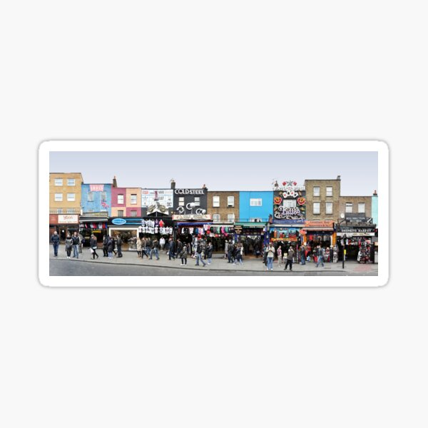 Vista previa del artículo con la obra «Panorama de la ciudad de Camden de Londres | Camden High Street», diseñado y vendido por PanoramaStreets.