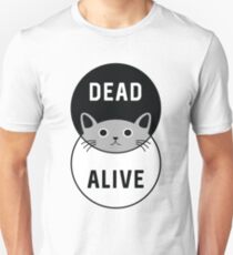 Schrödingers Katze: Tot oder lebendig! Slim Fit T-Shirt