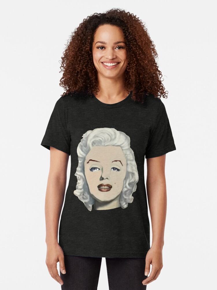 Thumbnail 2 of 6, Tri-blend T-Shirt, Iconic Painted Image designed and sold by roggcar.