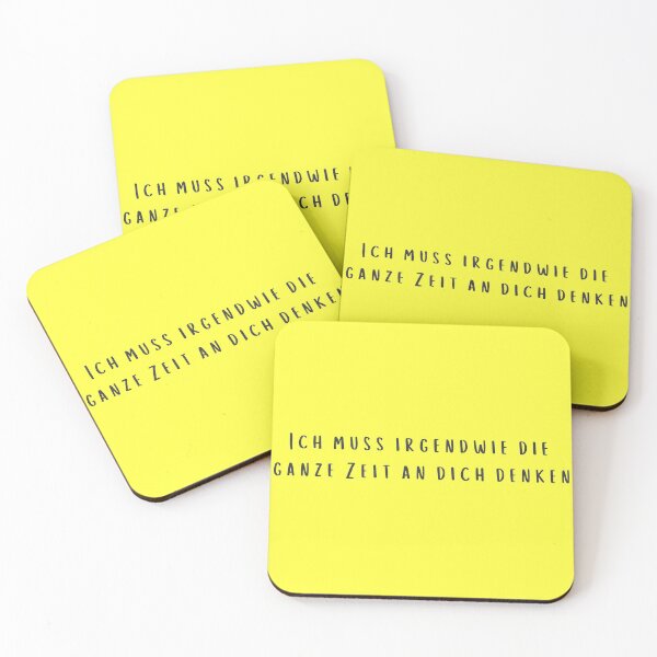 Item preview, Ich muss irgendwie die ganze Zeit an dich denken - druck designed and sold by micraelle.