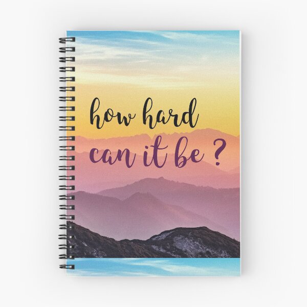 Item preview, how hard can it be, motivational, inspirational, inspiring, motivating designed and sold by helkav.