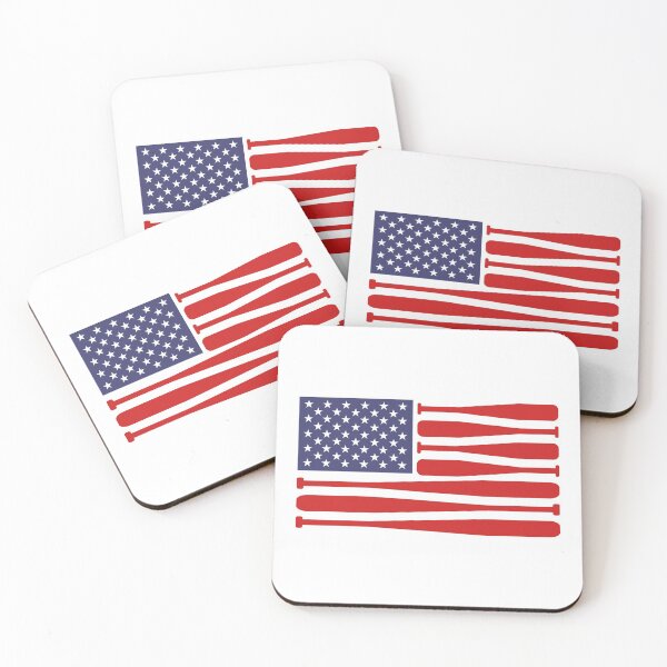 Item preview,  USA Flag On The Shape Of Baseball Bats designed and sold by franktact.