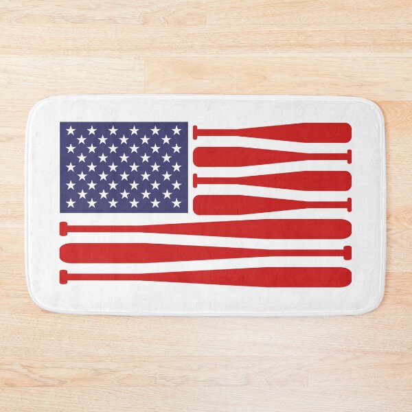 Item preview,  USA Flag On The Shape Of Baseball Bats designed and sold by franktact.