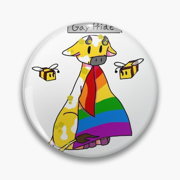Item preview, Moobloom and Bees Gay Pride  designed and sold by Alex P..