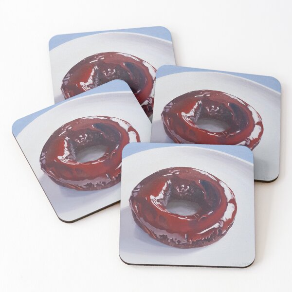 Item preview, Double Chocolate Donut - painting designed and sold by Emily Bickell.