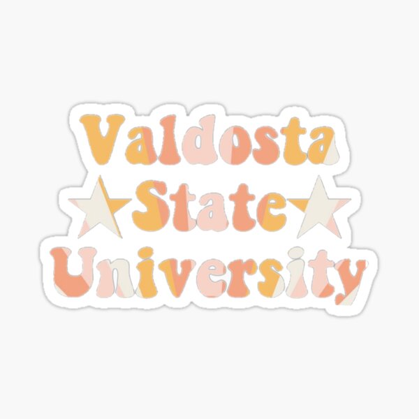"Valdosta State University" Sticker for Sale by savannahsilb Redbubble