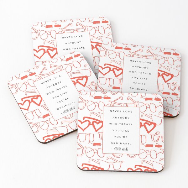 Item preview, Quirky Glasses Illustration and Oscar Wilde Quote  designed and sold by Dollfacedesign.