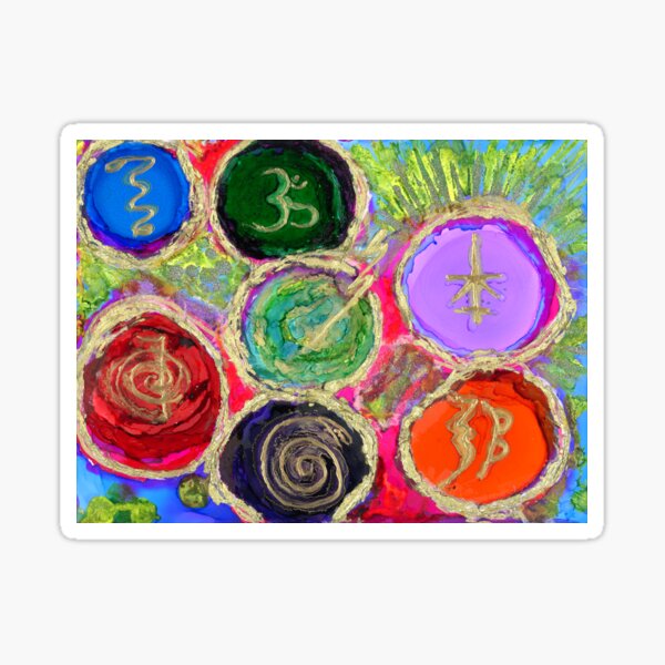 Reiki, Reiki, Reiki Sticker