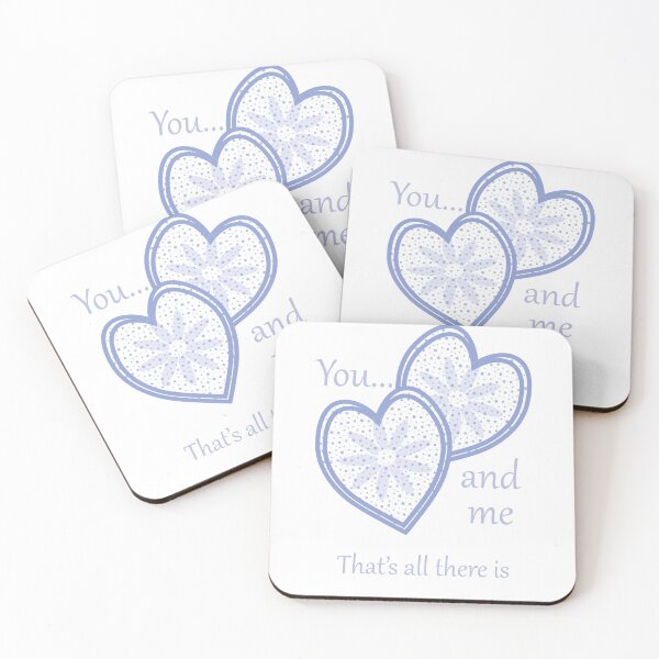 Artikelvorschau, Valentines <3 Du ... und ich, das ist alles was es gibt (Vergissmeinnicht blau auf weiß) entworfen und verkauft von Susan Marie Williams.
