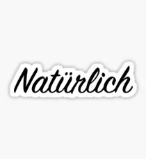 Natürlich Sticker