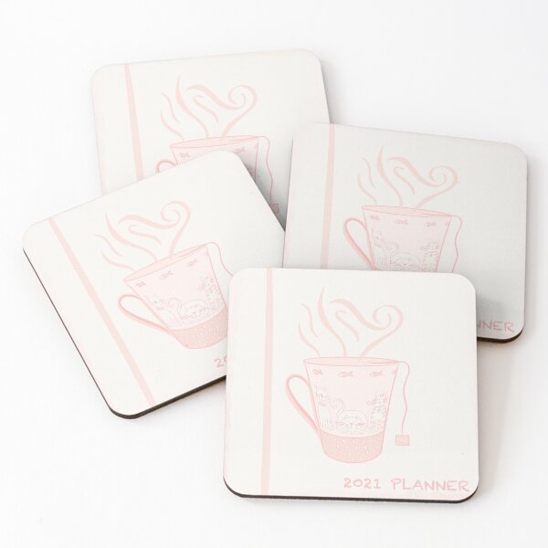 Item preview, 2021 planner pastel light pink designed and sold by Deema Katrina.
