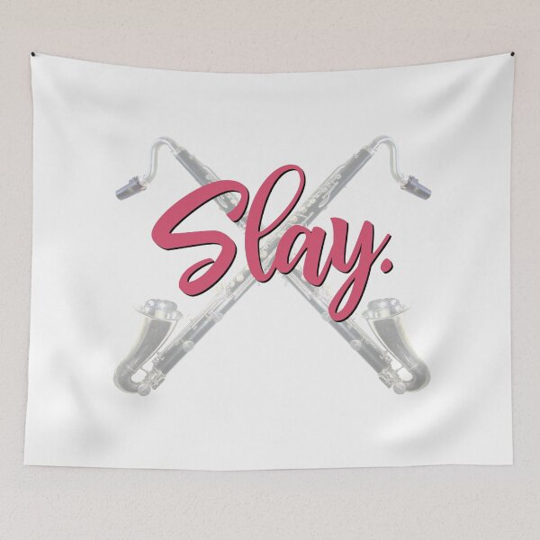 Item preview, Slay - Bass Clarinet designed and sold by BandMomDesigns.