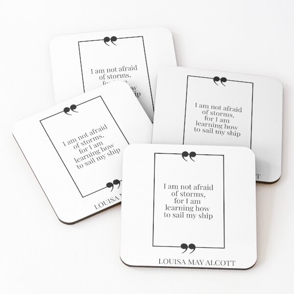 Item preview, Not Afraid - Little Women Quote designed and sold by MuseTheQuote1.