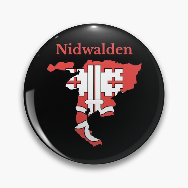 Item preview, Nidwalden Canton Map Flag, Switzerland designed and sold by marosharaf.