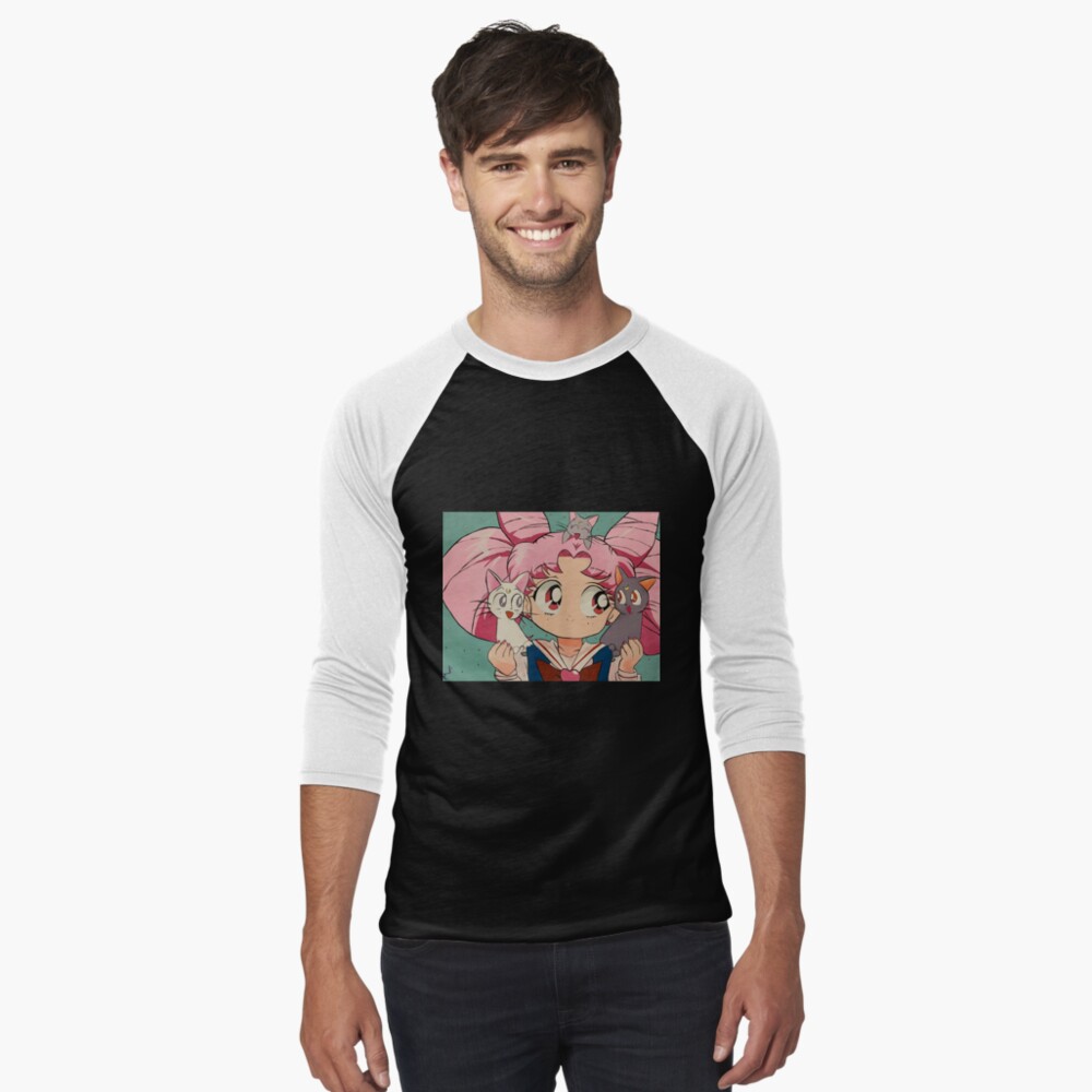 Vista previa del artículo con la obra «Camiseta ¾ estilo béisbol», diseñado y vendido por AlyciaLarsen.